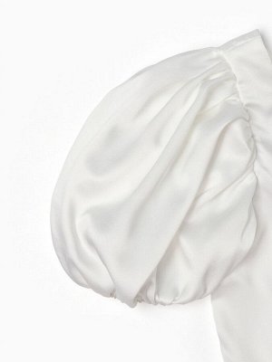 Платье нарядное детское MINAKU: PartyDress, молочное.