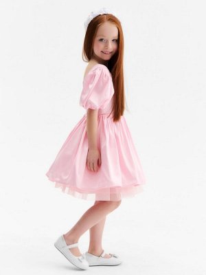 Платье нарядное детское MINAKU: PartyDress, розовое.
