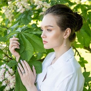 Серебряные серьги
