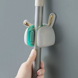 Многофункциональный держатель вешалка, настенный зажим для швабры, 1шт