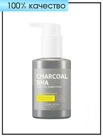Some By Mi Кислородная маска от чёрных точек с древесным углём Charcoal Bha Pore Clay Bubble Mask, 120гр