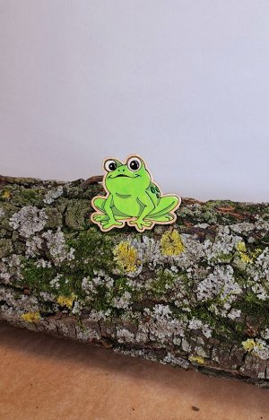 Значок из дерева