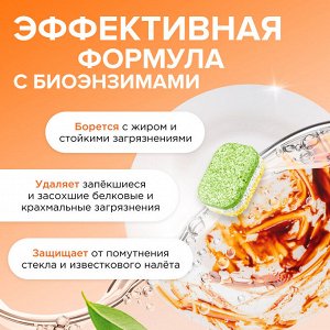 Synergetic Бесфосфатные таблетки для посудомоечных машин 55 таблеток