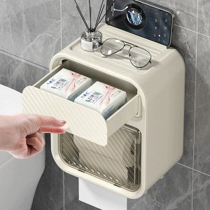 Держатель для туалетной бумаги, для ванной комнаты, с полочкой