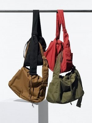 UNIQLO: C - объемная сумка через плечо - 34 BROWN