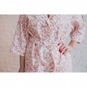 Рубашка женская KAFTAN "Flowers", р-р 42-44, 80% хл., 20% п/э