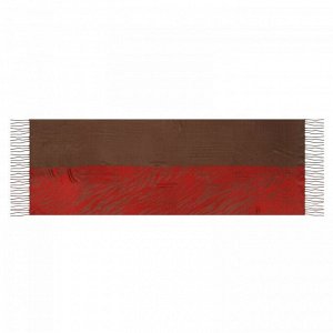 Палантин женский, цвет коричневый/красный, размер 70х180 см