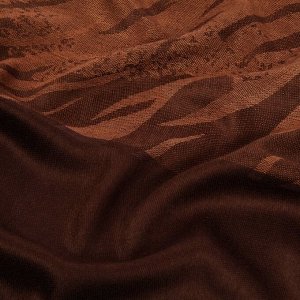 Палантин женский, цвет коричневый, размер 70х180 см