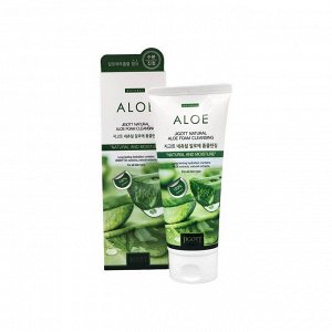JIGOTT Успокаивающая пенка с экстрактом алоэ NATURAL ALOE FOAM CLEANSING 180ml
