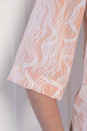 LT Collection Рубашка Таффи (персиковая) Б12911-29М