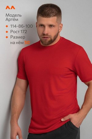 Мужская спортивная футболка в рубчик Happyfox