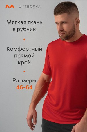 Мужская спортивная футболка в рубчик Happyfox