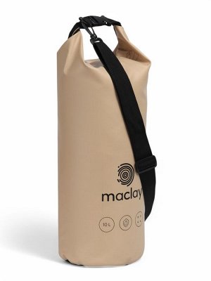 Гермомешок туристический maclay, 10 л, 500D, с лямкой, цвет МИКС