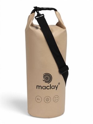 Гермомешок туристический maclay, 10 л, 500D, с лямкой, цвет МИКС