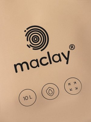 Гермомешок туристический maclay, 10 л, 500D, с лямкой, цвет МИКС