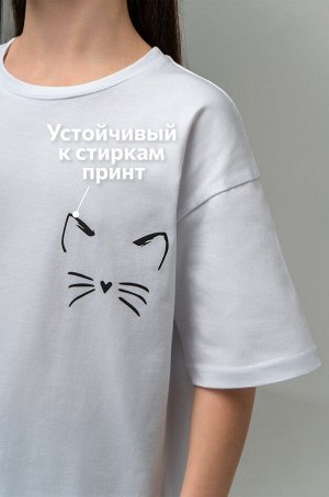 Футболка оверсайз для девочки Happyfox
