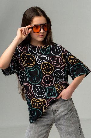Детская футболка оверсайз Happyfox