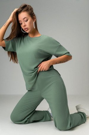 Женский летний костюм лапша с добавлением вискозы Happyfox