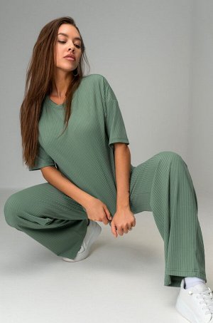 Женский летний костюм лапша с добавлением вискозы Happyfox