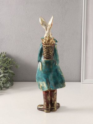 Фигурка полистоун «Мистер кролик», 10x9.5x37 см