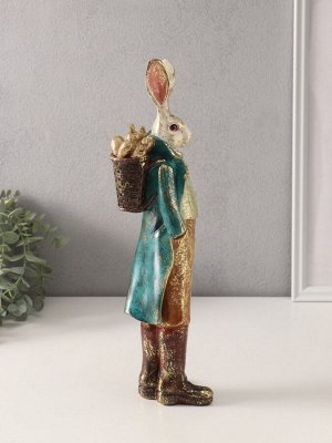 Фигурка полистоун «Мистер кролик», 10x9.5x37 см