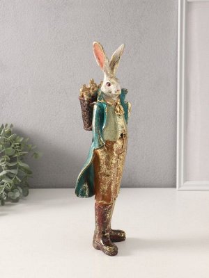 Фигурка полистоун «Мистер кролик», 10x9.5x37 см