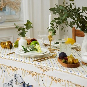 Скатерть «Этель» Classic, 150x220 см ±3 см с ВГМО, 100% хлопок, саржа 190 г/м²