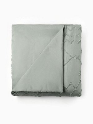 Покрывало LoveLife Tufting: Орнамент цв.зеленый, 150*220±5см, микрофайбер, 100% п/э