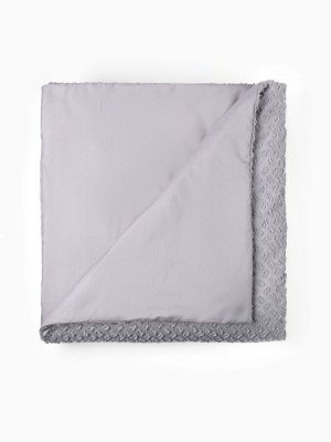 Покрывало LoveLife Tufting: Квадрат цв.серо-сиреневый,  200*230±5см, микрофайбер, 100%  п/э