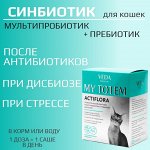 MY TOTEM ACTIFLORA синбиотический комплекс для кошек, ШТУЧНО ПО 1 пакетику 1 гр