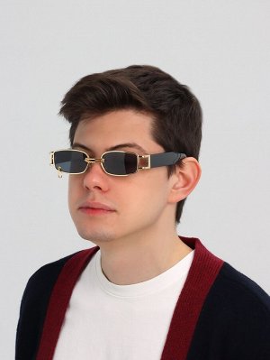 Очки солнцезащитные OneSun, UV 400, линза 3.2x5.3 см, ширина 14.6 см, дужка 15.6 см, черные дужки