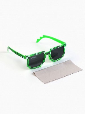 Очки солнцезащитные, UV 380, линза 5x6.2 см, ширина 14.4 см, дужка 14.8 см