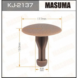 Клипса крепежная Masuma KJ-2137 салонная, бежевая (OEM 94214FA001GE)