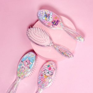Расчёска-шейкер Ice cream, 5?18(±1) см, рисунок МИКС
