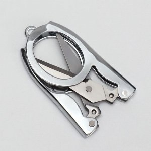 Ножницы маникюрные, складные, прямые, 10.5 см