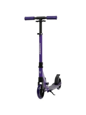 Самокат городской GRAFFITI Comfort Lux 145, колёса PU 145 мм, с передним амортизатором, ABEC 9 Carbon