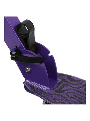 Самокат городской GRAFFITI Comfort Lux 145, колёса PU 145 мм, с передним амортизатором, ABEC 9 Carbon