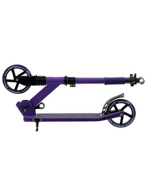 Самокат городской GRAFFITI Comfort Lux 145, колёса PU 145 мм, с передним амортизатором, ABEC 9 Carbon