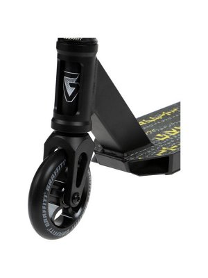 Самокат трюковой GRAFFITI Eccentric 24, колёса PU 110 мм, HIC компрессия, ABEC 9 Chrome, цвет чёрный