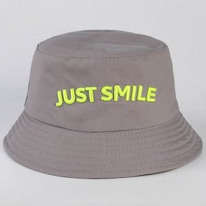 Панама детская Smile, серая, р-р 54