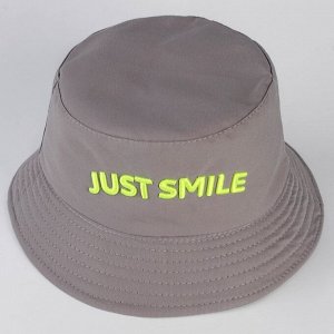 Панама детская Smile, серая, р-р 54