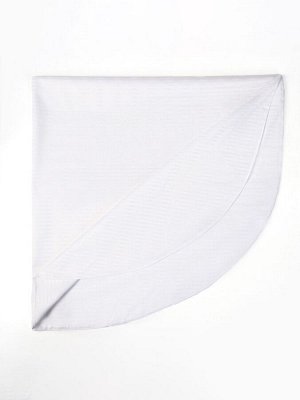 Скатерть "Этель" Shine овал 150*220 +/-3см, цв.белый, пл. 192 г/м2, хл с ВГМО