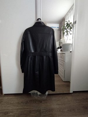 Новый плащ, натуральная кожа, Турция