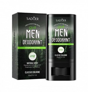 🌊 SADOER Мужской антиперспирант-стик 20 г