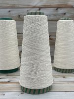 Пряжа для вязания 50 гр., Ginzolino 100% лен 1800м/100г Белый