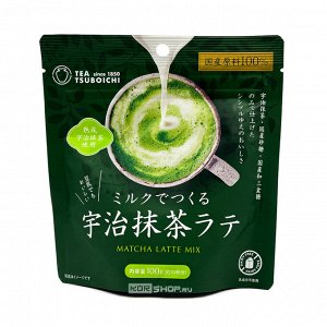 Напиток растворимый TSUBOICHI "Matcha Latte Mix" для приготовления матча-латте, м/у 100г, 1/12