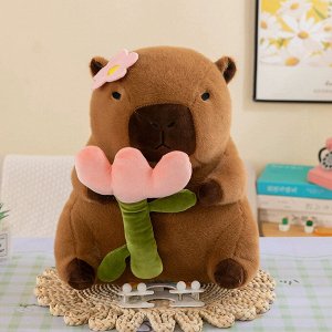 Капибара игрушка мягкая плюшевая 35 см.