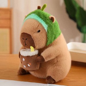 Капибара игрушка мягкая плюшевая 35 см.