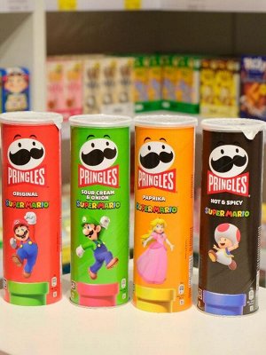 Хрустящие чипсы со вкусом сладкой паприки Pringles Принглс 165 гр