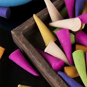 Fashion & Bags Благовония для дома, арома конусы, 60 шт.